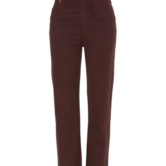 Re/Done 70’s Ultra high rise stove pipe jeans